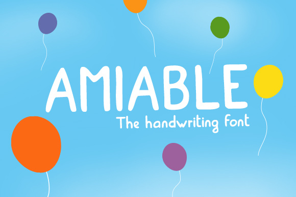 Amiable Font - Featured Image