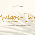 Amigos Line Font - Featured Image