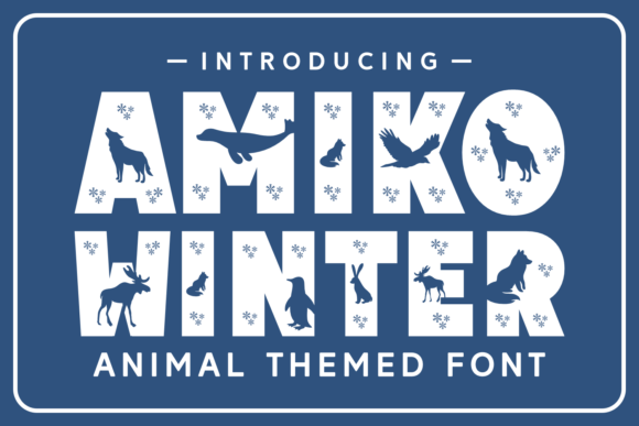 Amiko Winter Font - Featured Image