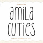 Amila Cuties Font - Featured Image