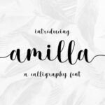 Amilla Font - Featured Image