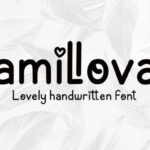 Amillova Font - Featured Image