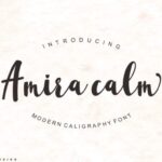 Amira Calm Font - Featured Image