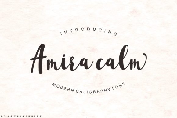 Amira Calm Font - Featured Image