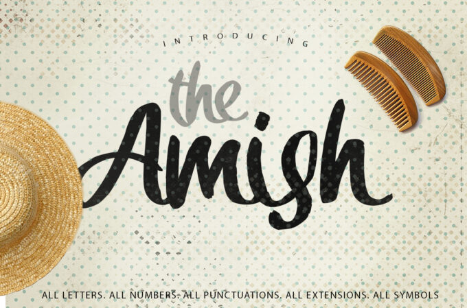 Amish Font - Featured Image