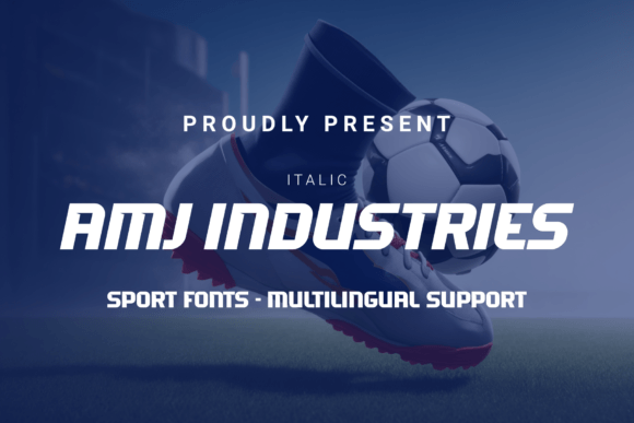 Amj Industries Font - Featured Image