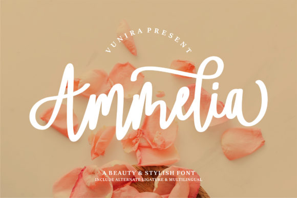 Ammelia Font - Featured Image