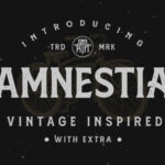 Amnestia Font - Featured Image