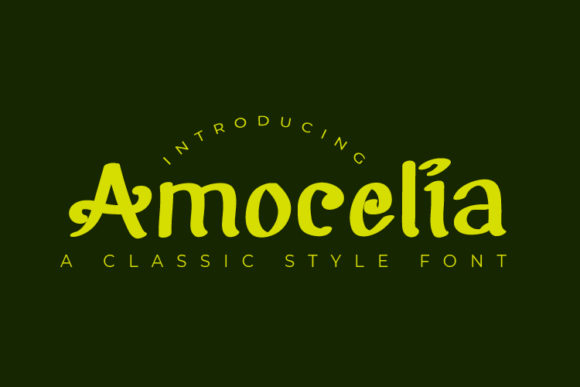Amocelia Font - Featured Image