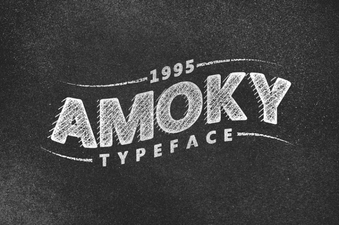 Amoky Font - Featured Image