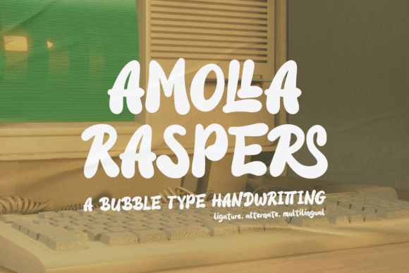 Amolla Raspers Font - Featured Image