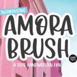 Amora Brush Font - Featured Image