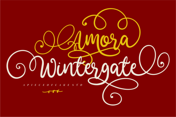 Amora Wintergate Font - Featured Image
