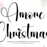 Amore Christmas Font - Featured Image