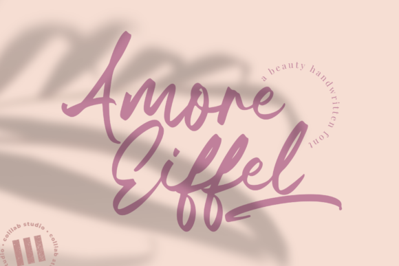 Amore Eiffel Font - Featured Image