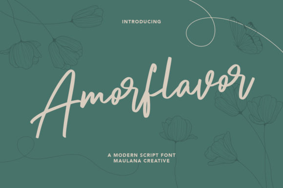 Amorflavor Font - Featured Image