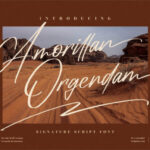 Amorillan Orgendam Font - Featured Image
