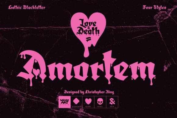 Amortem Font - Featured Image