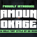 Amoun Hokagen Font - Featured Image