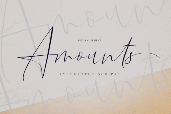 Amounts Font - Featured Image