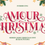 Amour Christmas Font - Featured Image