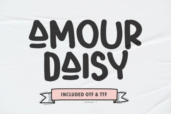 Amour Daisy Font - Featured Image