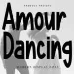 Amour Dancing Font - Featured Image