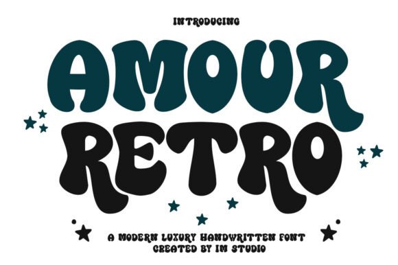 Amour Retro Font - Featured Image