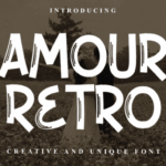 Amour Retro Font - Featured Image