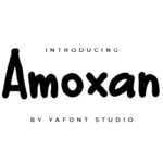 Amoxan Font - Featured Image
