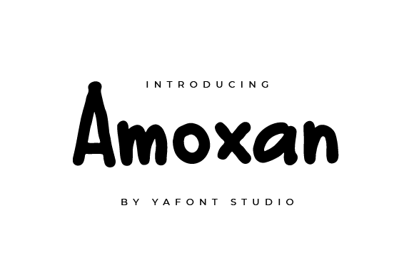 Amoxan Font - Featured Image