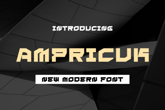 Ampricuk Font - Featured Image