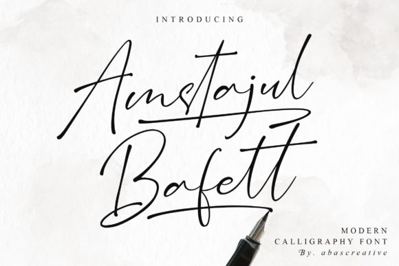 Amstajul Bafett Font - Featured Image