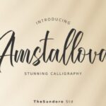 Amstallova Font - Featured Image