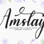 Amstay Font - Featured Image