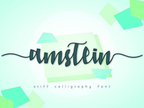 Amstein Font - Featured Image