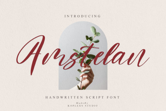 Amstelan Font - Featured Image