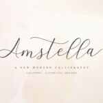Amstella Font - Featured Image