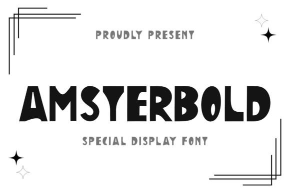 Amsterbold Font - Featured Image