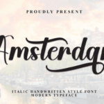 Amsterdam Font - Featured Image
