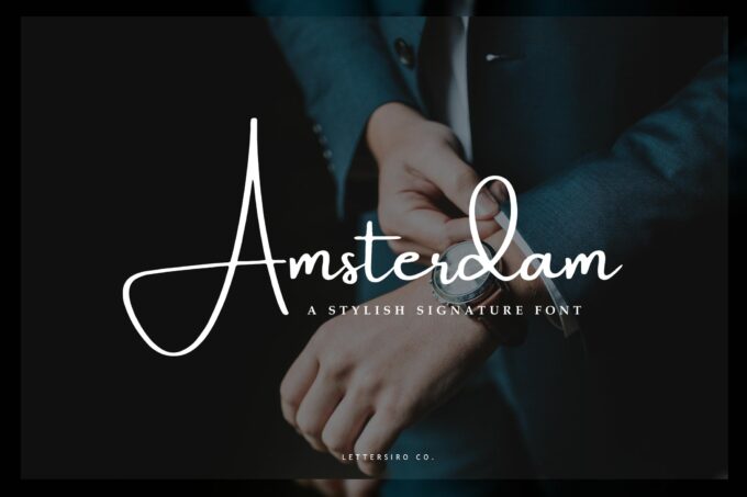 Amsterdam Font - Featured Image