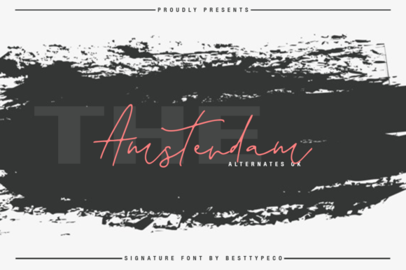 Amsterdam Font - Featured Image