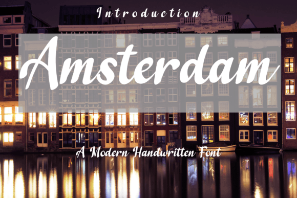 Amsterdam Font - Featured Image