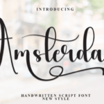 Amsterdam Font - Featured Image
