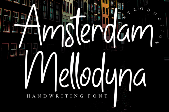 Amsterdam Mellodyna Font - Featured Image