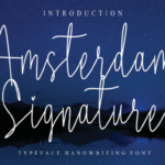 Amsterdam Signature Font - Featured Image