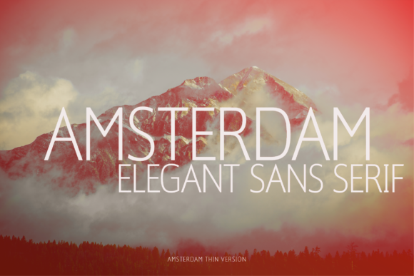 Amsterdam Thin Font - Featured Image