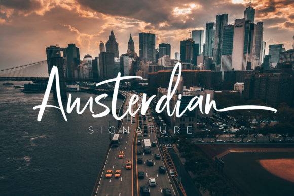 Amsterdian Font - Featured Image