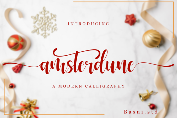 Amsterdune Font - Featured Image