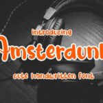 Amsterdunk Font - Featured Image